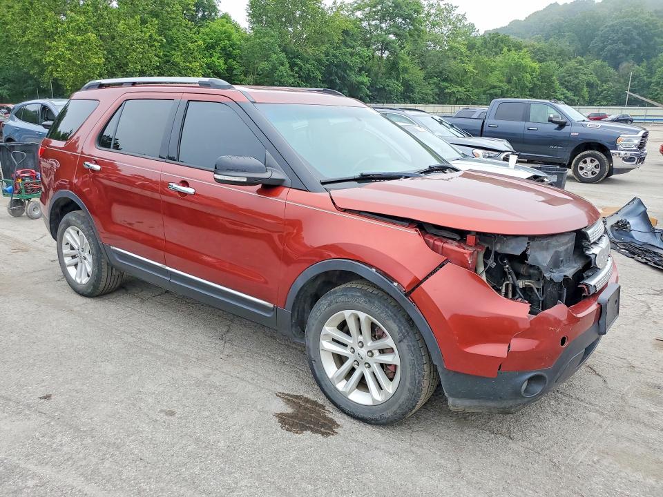 2014 Ford Explorer VIN 1FM5K8D86EGB88936 COPART salvage auction — FRONT END, Pa - Certificate Of Salvage, sold $1,500 on 2026-07-30 (photo 4)