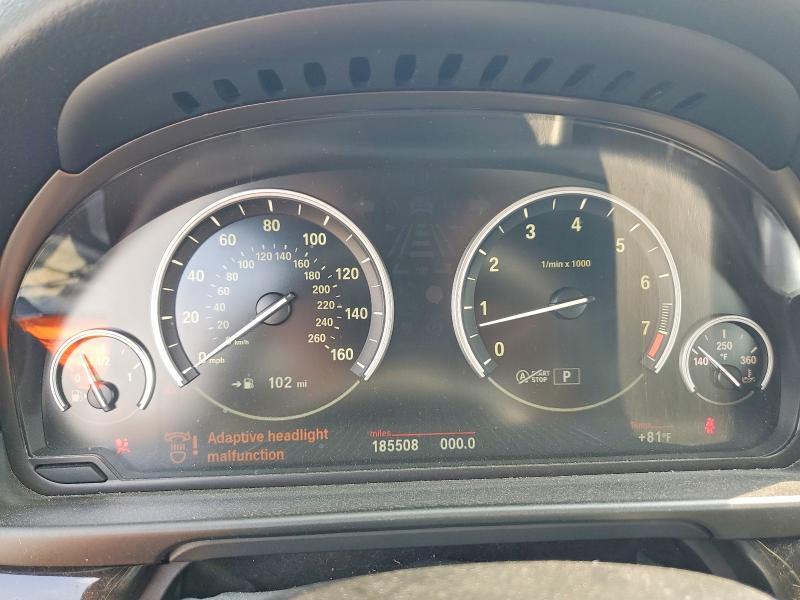 2015 BMW 5er VIN WBA5B1C52FD920871 COPART salvage auction — FRONT END, Oh - Cert Of Title-Salvage, sold $1,100 on 2026-08-06 (photo 9)