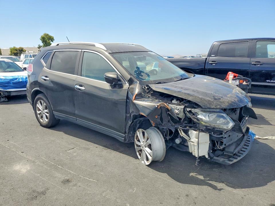 2016 Nissan Rogue VIN KNMAT2MV6GP648568 COPART salvage auction — FRONT END, Ca - Dis/Dlr/Exp Only Lien Papers, sold $125 on 2026-07-13 (photo 4)