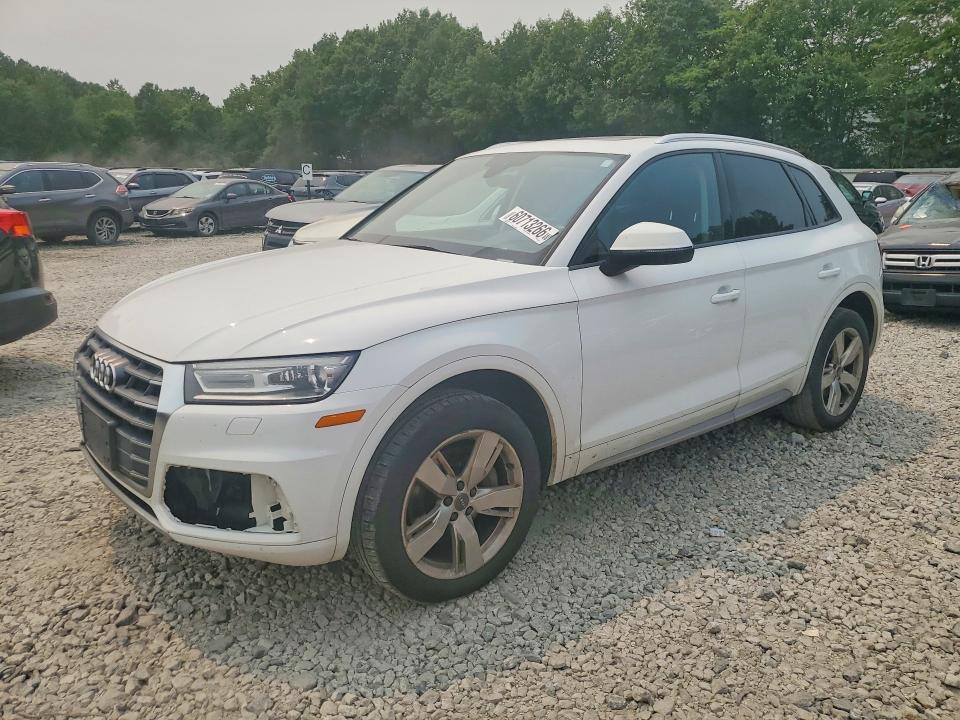 2018 Audi Q5 VIN WA1ANAFY7J2018522 COPART salvage auction — MINOR DENT/SCRATCHES, Ma - Certificate Of Title, sold $3,550 on 2026-07-30 (photo 1)