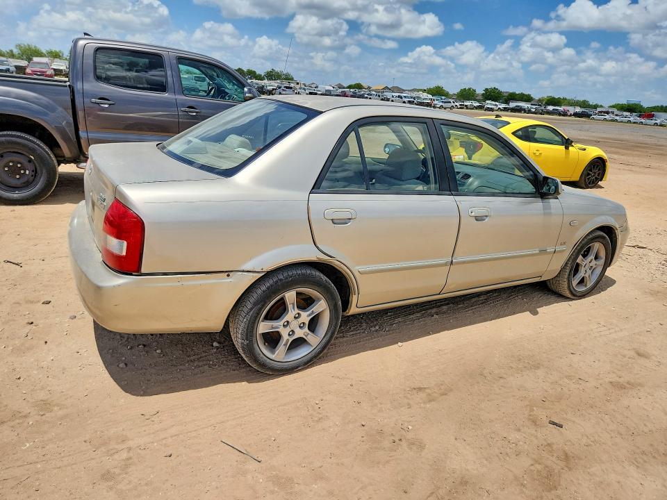 2003 Mazda Protege VIN JM1BJ225731198746 COPART salvage auction — MINOR DENT/SCRATCHES, Tx - Certificate Of Title, sold $450 on 2026-07-09 (photo 3)
