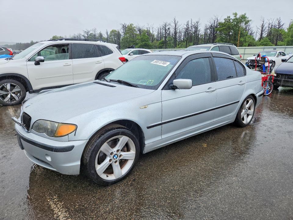 2004 BMW 3er VIN WBAEV33464KR26059 COPART salvage auction — REAR END, NY - MV-907A SALVAGE CERTIFICATE, sold $375 on 2026-07-13 (photo 1)