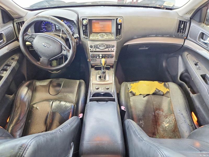 2012 Infiniti G VIN JN1DV6APXCM810351 COPART salvage auction — FRONT END, Al - Certificate Of Title, sold $125 on 2026-07-29 (photo 8)
