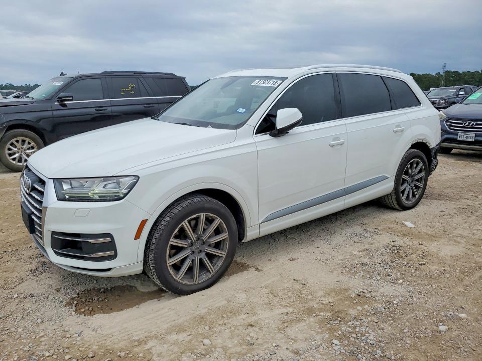 2018 Audi Q7 VIN WA1LABF71JD005478 COPART salvage auction — REAR END, Tx - Salvage Vehicle Title, sold $7,700 on 2026-09-04 (photo 1)