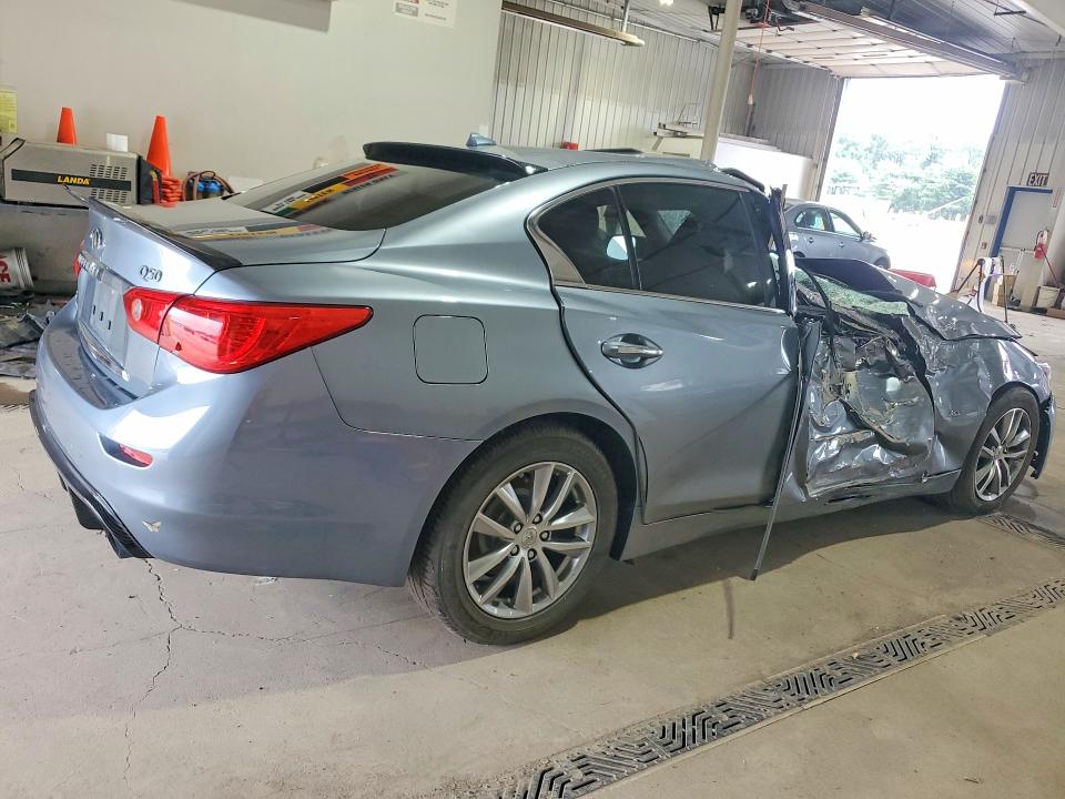 2016 Infiniti Q50 VIN JN1CV7AR2GM252259 COPART salvage auction — FRONT END, Pa - Certificate Of Salvage, sold $1,450 on 2026-07-27 (photo 3)