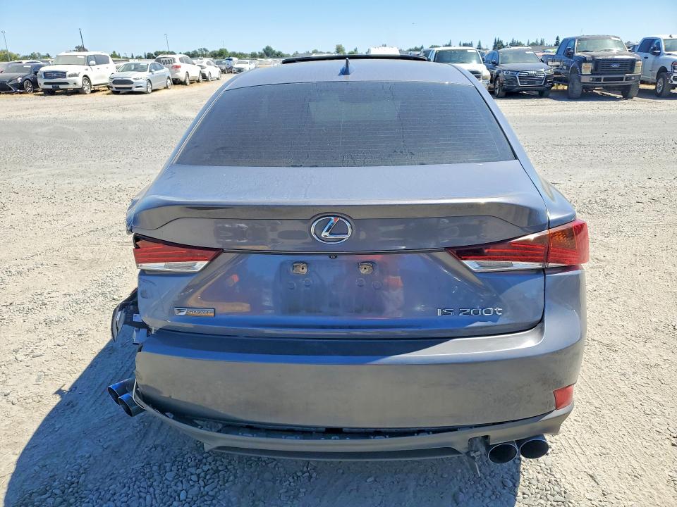 2017 Lexus Is VIN JTHBA1D28H5039214 COPART salvage auction — REAR END, Ca - Salvage Certificate, sold $4,350 on 2026-07-14 (photo 6)