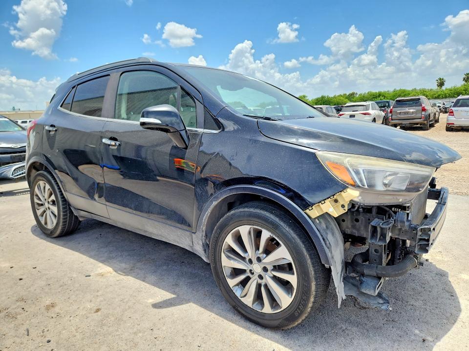 2017 Buick Encore VIN KL4CJASB2HB224086 COPART salvage auction — FRONT END, TX - CERTIFICATE OF TITLE, sold $3,000 on 2026-08-01 (photo 4)