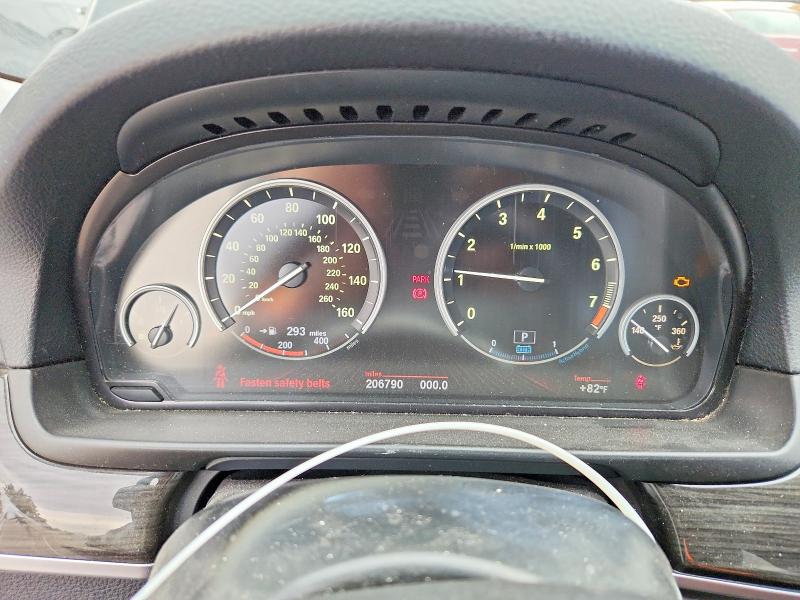 2012 BMW 5er VIN WBAFZ9C51CC751748 COPART salvage auction — NORMAL WEAR, Ca - Dis/Dlr/Exp Only Clean Title, sold $150 on 2026-07-18 (photo 9)