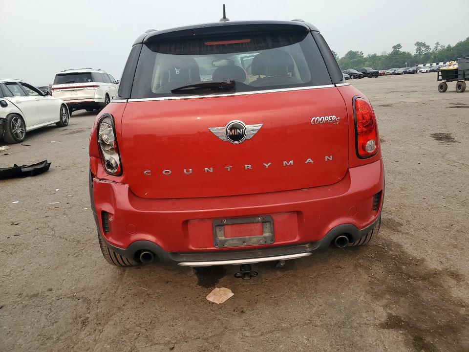 2016 Mini Cooper VIN WMWZC5C58GWU21293 COPART salvage auction — REAR END, PA - CERTIFICATE OF SALVAGE, sold $550 on 2026-07-21 (photo 6)