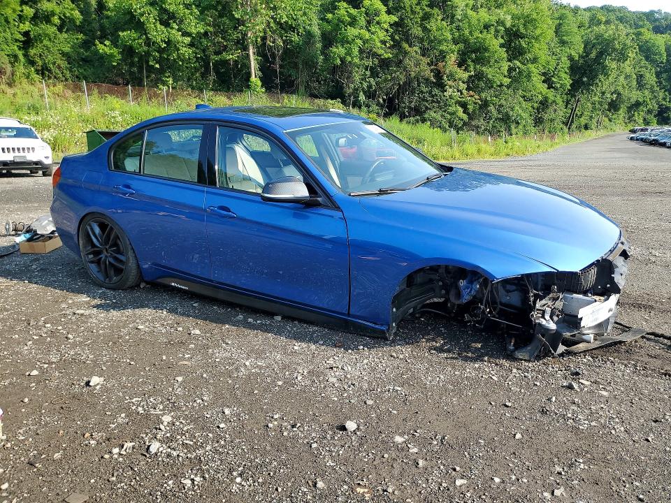 2016 BMW 3er VIN WBA8B7G50GNT70740 COPART salvage auction — FRONT END, Ny - Mv-907A Salvage Certificate, sold $3,600 on 2026-07-28 (photo 4)