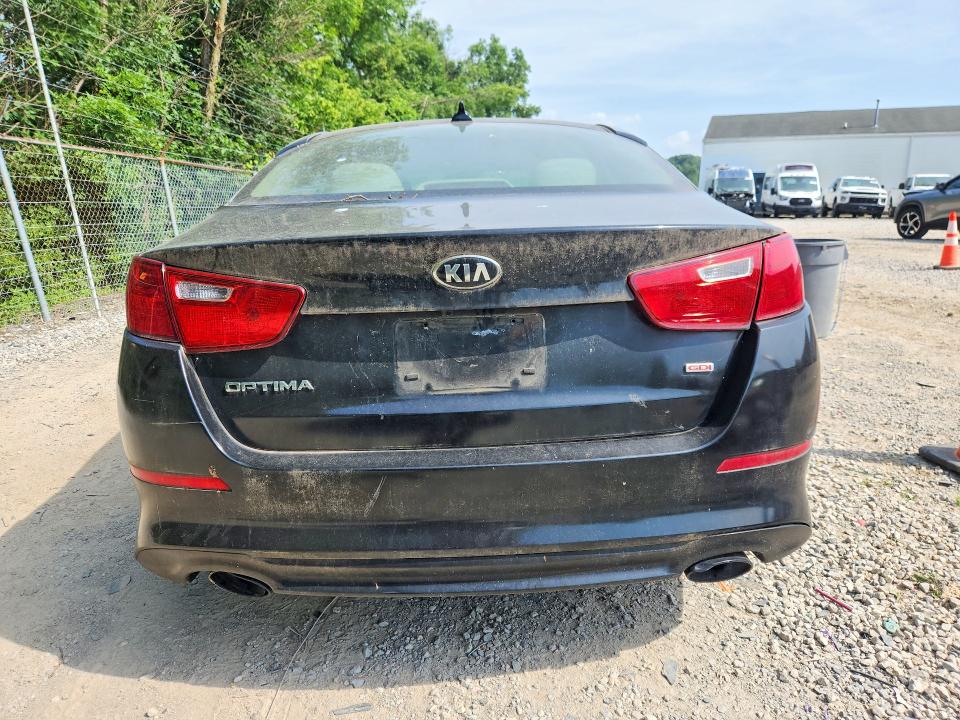 2015 Kia Optima VIN 5XXGM4A79FG442501 COPART salvage auction — MECHANICAL, Oh - Certificate Of Title, sold $550 on 2026-07-29 (photo 6)