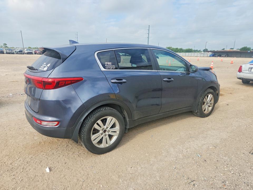 2017 Kia Sportage VIN KNDPM3AC9H7134666 COPART salvage auction — FRONT END, TX - SALVAGE VEHICLE TITLE (P), sold $250 on 2026-07-29 (photo 3)