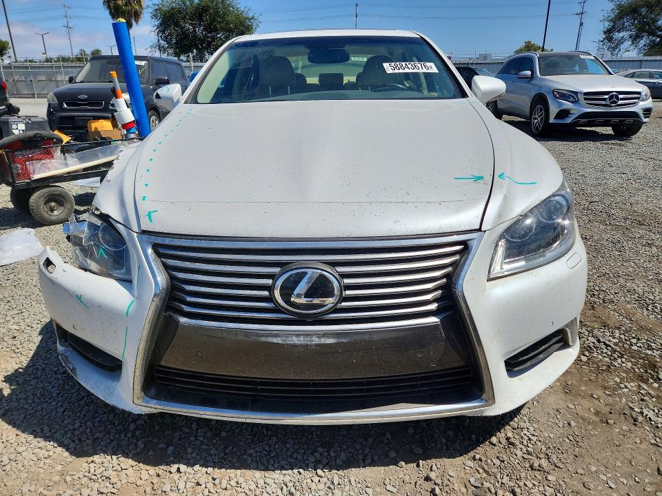 2014 Lexus Ls VIN JTHBL5EF8E5130482 COPART salvage auction — FRONT END, CA - SALVAGE CERTIFICATE, sold $250 on 2026-07-21 (photo 5)