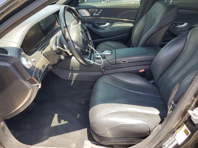 2016 Mercedes-benz S-klasse VIN WDDUG8FB4GA236309 COPART salvage auction — REAR END, Ga - Cert Of Title-Salvage, sold $5,000 on 2026-07-27 (photo 7)