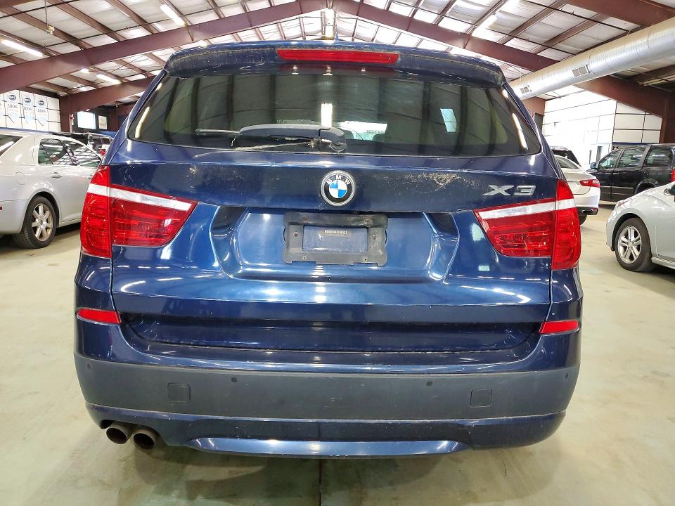 2011 BMW X3 VIN 5UXWX5C5XBL706175 COPART salvage auction — MINOR DENT/SCRATCHES, CT - CERTIFICATE OF TITLE, sold $1,000 on 2026-07-16 (photo 6)