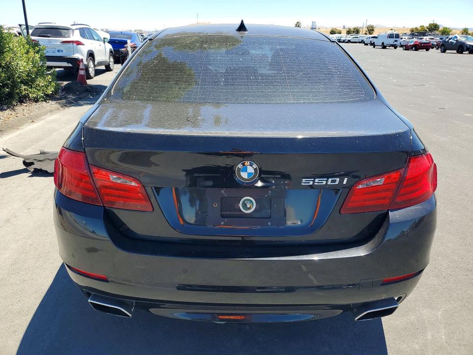 2012 BMW 5 series VIN WBAFR9C50CDV58503 COPART salvage auction — FRONT END, Ca - Salvage Certificate, sold $2,050 on 2026-08-03 (photo 6)