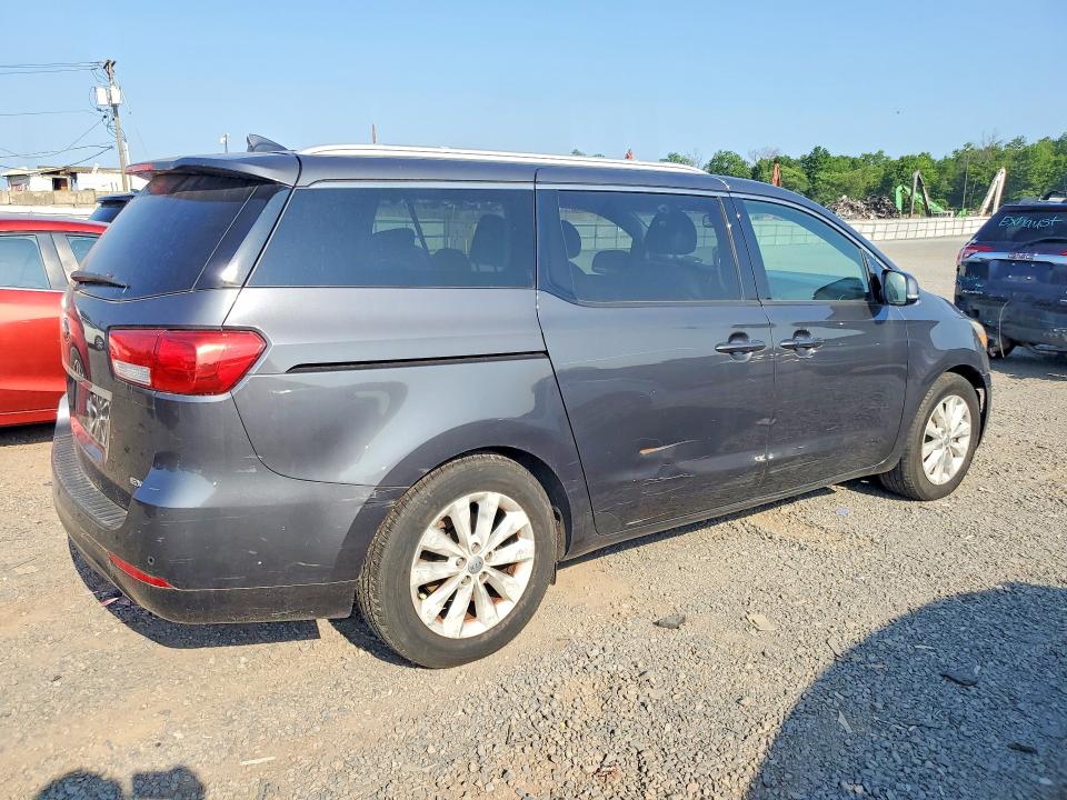 2015 Kia SEDONA VIN KNDMC5C12F6077114 COPART salvage auction — SIDE, Nj - Certificate Of Title, sold $625 on 2026-07-07 (photo 3)