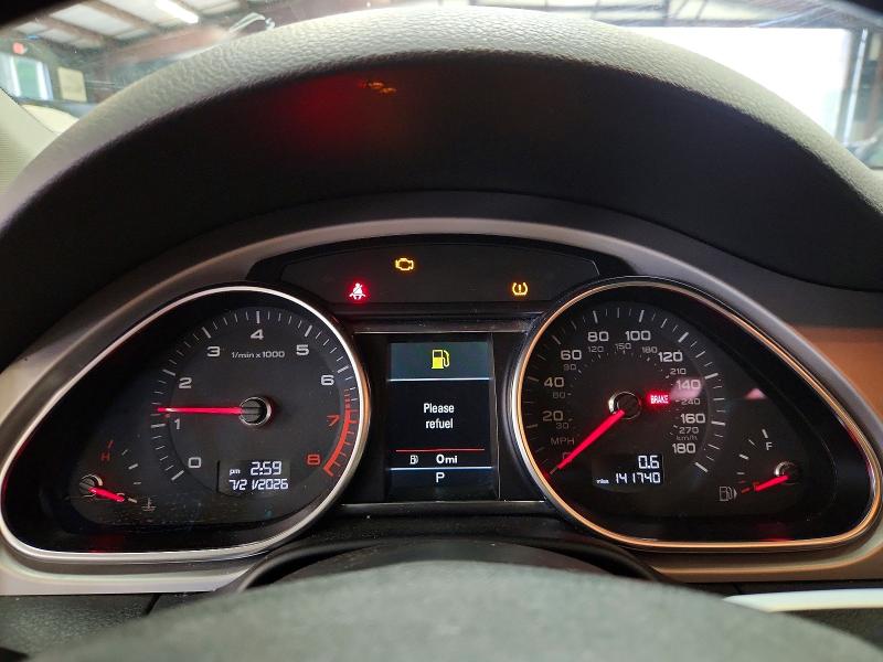 2014 Audi Q7 VIN WA1LGAFE8ED019424 COPART salvage auction — MINOR DENT/SCRATCHES, Ma - Cert Of Title-Reconstrctd Coll, sold $2,200 on 2026-07-28 (photo 9)