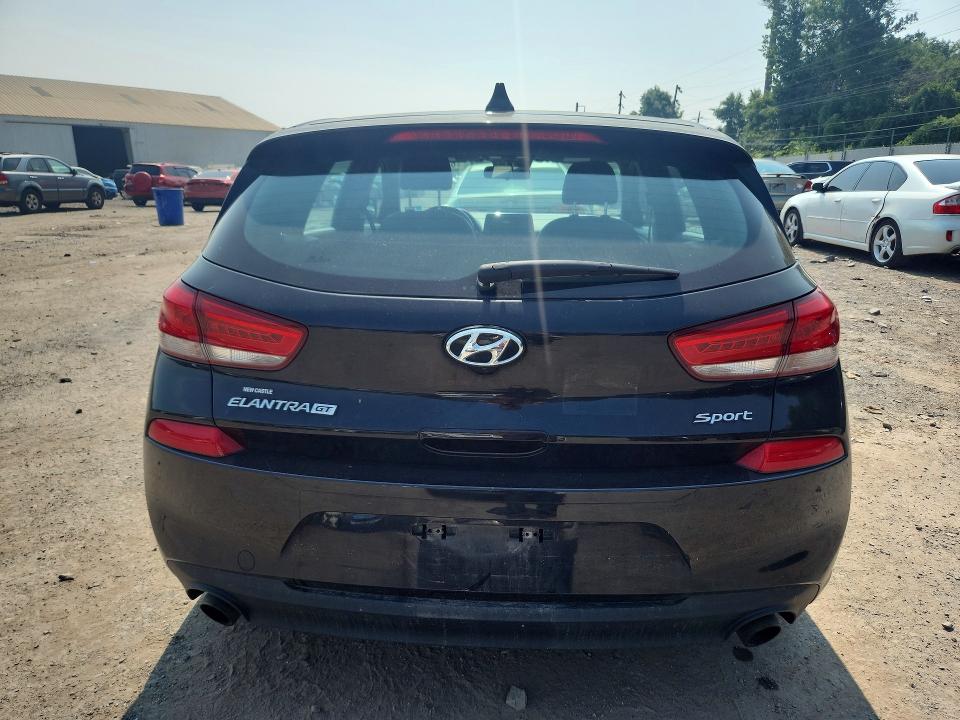 2018 Hyundai Elantra VIN KMHH55LC1JU076730 COPART salvage auction — WATER/FLOOD, PA - CERT OF SALVAGE-W=FLOOD VEH, sold $325 on 2026-07-27 (photo 6)