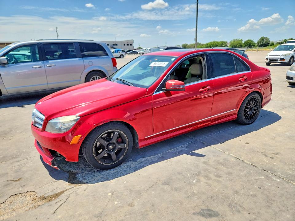2011 Mercedes-benz C class VIN WDDGF5EB4BR183248 COPART salvage auction — MINOR DENT/SCRATCHES, TX - CERTIFICATE OF TITLE, sold $650 on 2026-07-09 (photo 1)