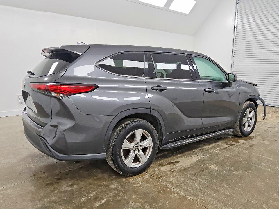 2020 Toyota Highlander VIN 5TDCZRAH7LS505062 COPART salvage auction — MINOR DENT/SCRATCHES, Ga - Certificate Of Title, sold $350 on 2026-07-28 (photo 3)