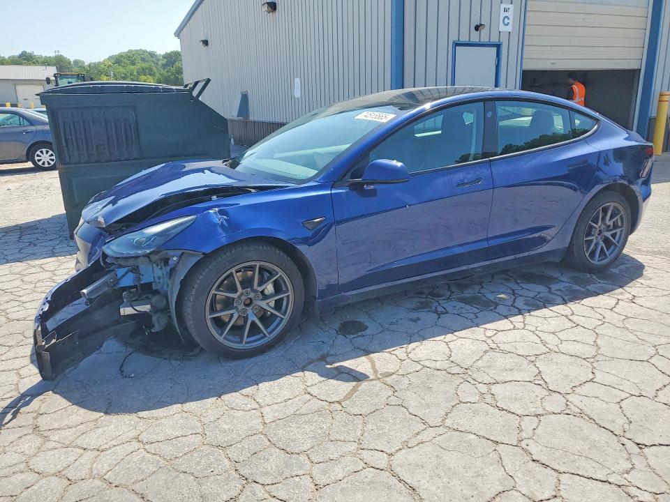 2023 Tesla Model 3 VIN 5YJ3E1EB7PF674429 COPART salvage auction — FRONT END, Salvage Title, sold $9,000 on 2026-07-20 (photo 1)