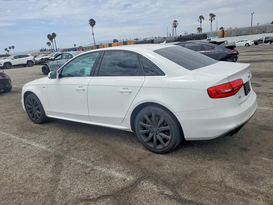 2014 Audi A4 VIN WAUAFAFL0EN009959 COPART salvage auction — MECHANICAL, Ca - Dis/Dlr/Exp Only Clean Title, sold $0 on 2026-09-15 (photo 2)
