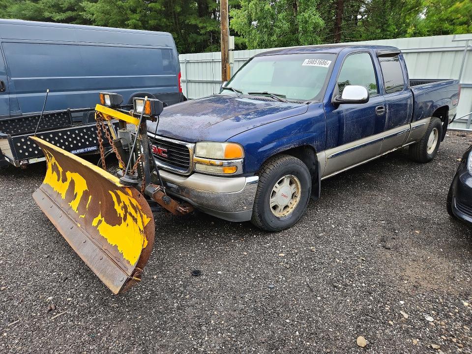 2002 Gmc Sierra 1500 VIN 2GTEK19T421333246 COPART salvage auction — UNDERCARRIAGE, NY - CERTIFICATE OF TITLE, sold $450 on 2026-07-09 (photo 1)
