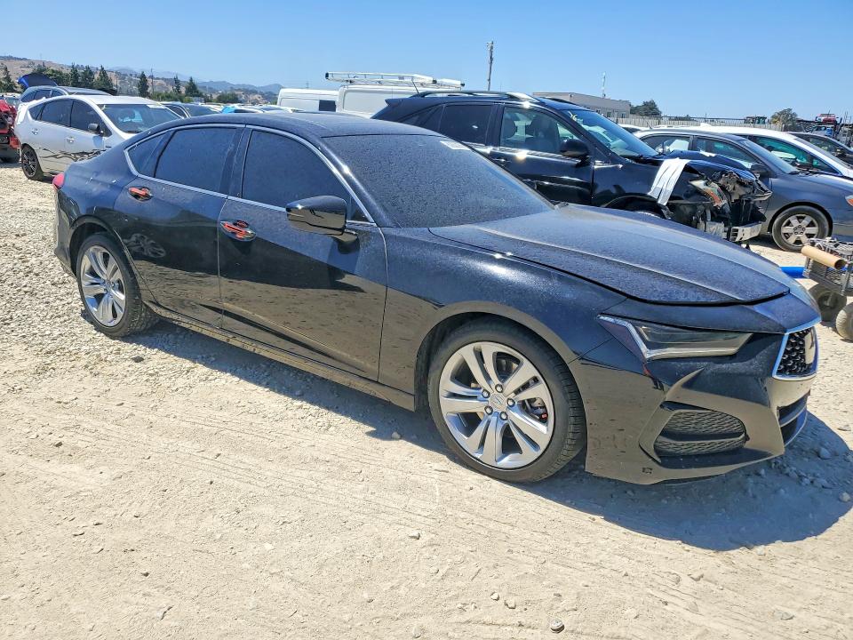 2023 Acura Tlx VIN 19UUB5F41PA004874 COPART salvage auction — VANDALISM, Ca - Salvage Certificate, sold $13,600 on 2026-07-28 (photo 4)