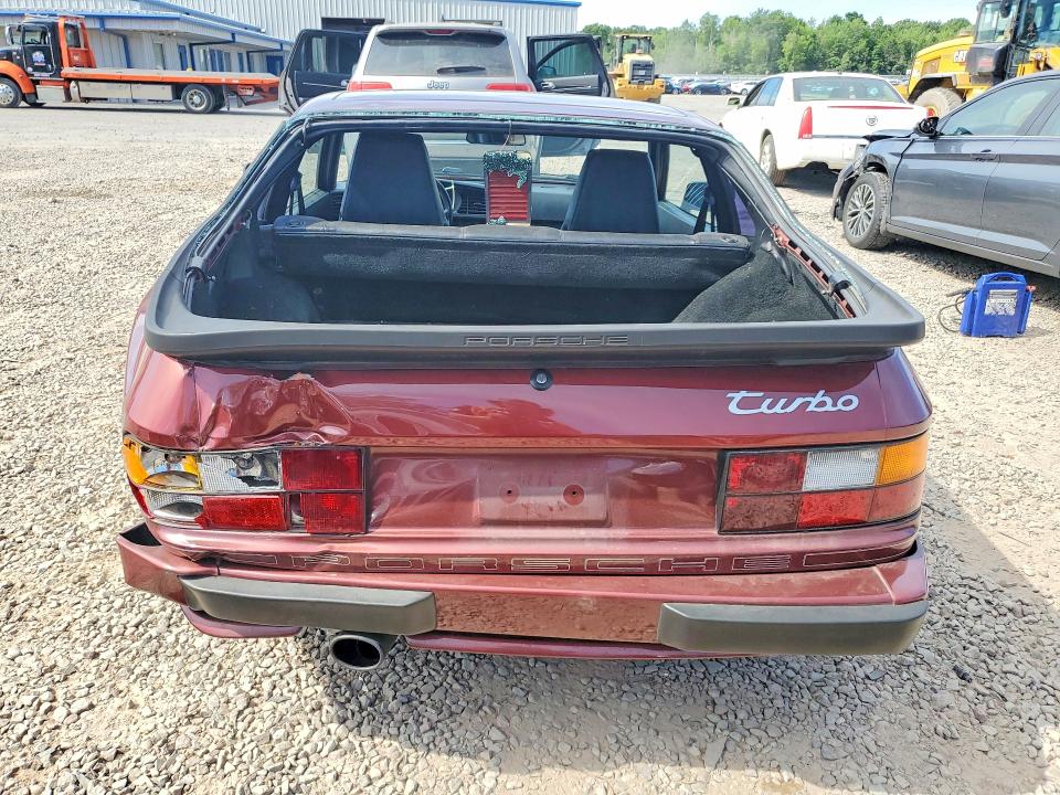1986 Porsche 944 VIN WP0AA0952GN153234 COPART salvage auction — REAR END, Nm - Cert Of Title-Salvage, sold $9,900 on 2026-09-16 (photo 6)