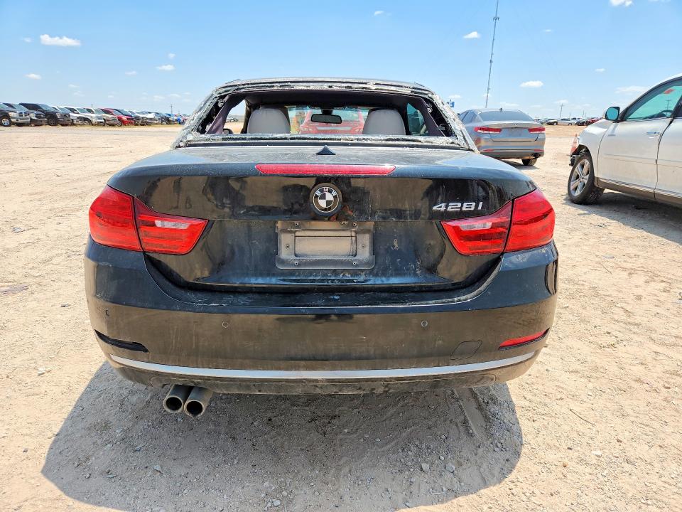2015 BMW 4er VIN WBA3V7C57FP771485 COPART salvage auction — FRONT END, Tx - Cert Of Title-Rebuilt Salvage, sold $1,200 on 2026-07-22 (photo 6)