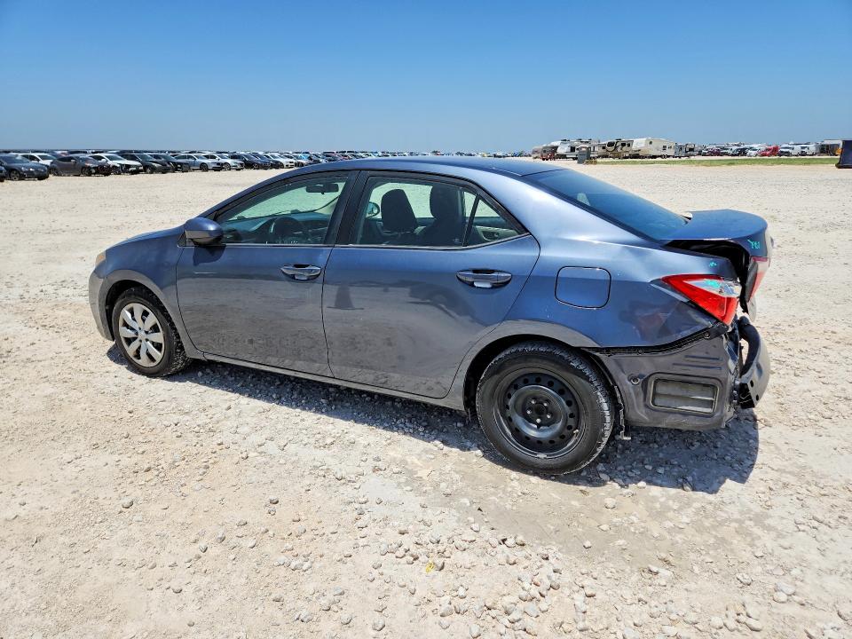 2015 Toyota Corolla VIN 5YFBURHE8FP322529 COPART salvage auction — REAR END, Tx - Salvage Vehicle Title, sold $100 on 2026-07-23 (photo 2)
