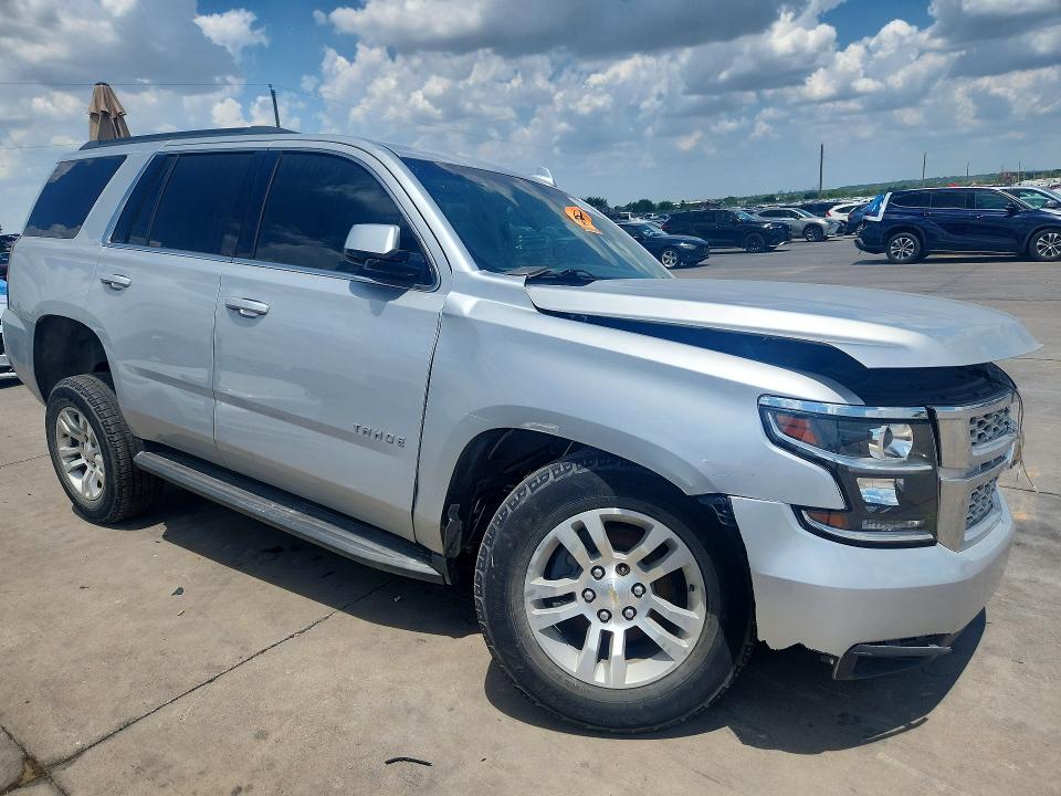 2019 Chevrolet Tahoe VIN 1GNSCAKC1KR157555 COPART salvage auction — FRONT END, Tx - Certificate Of Title (P), sold $1,750 on 2026-07-09 (photo 4)