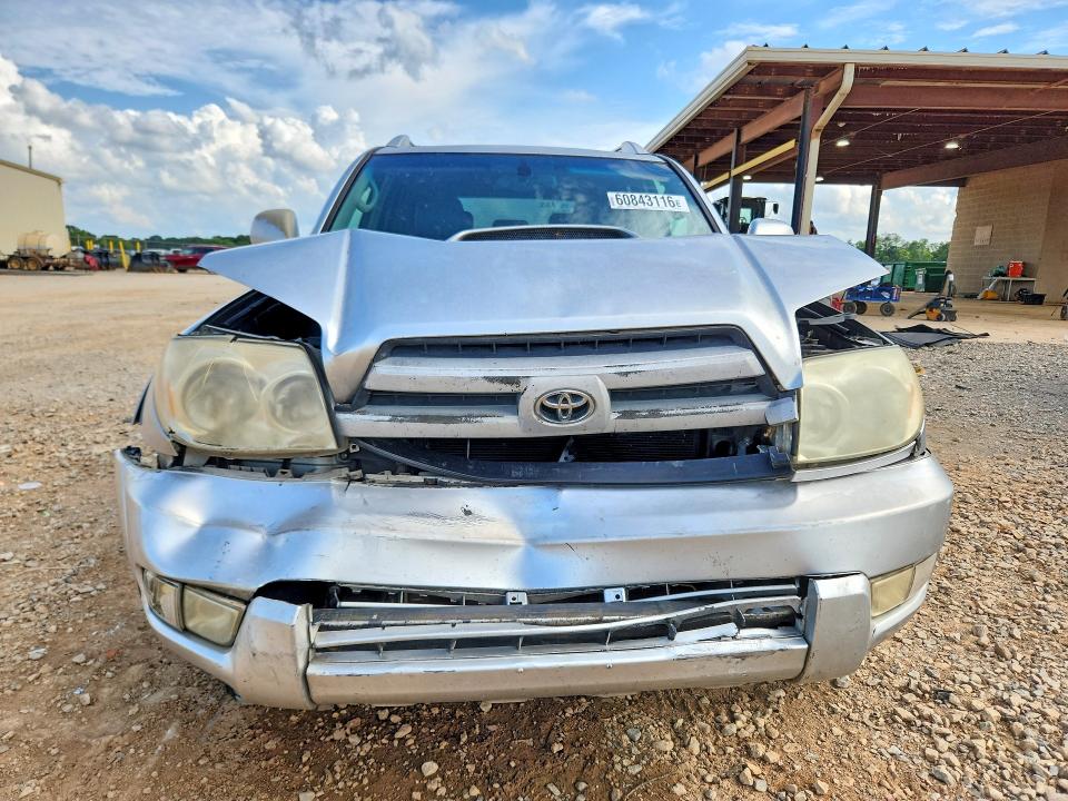 2004 Toyota 4runner VIN JTEZU14R848011907 COPART salvage auction — FRONT END, AL - CERT OF TITLE-SALVAGE TITLE (P), sold $1,800 on 2026-07-22 (photo 5)