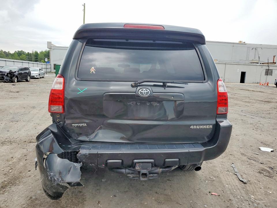 2006 Toyota 4runner VIN JTEBT17R660060492 COPART salvage auction — REAR END, Va - Cert Of Title - Salvage, sold $1,800 on 2026-07-29 (photo 6)