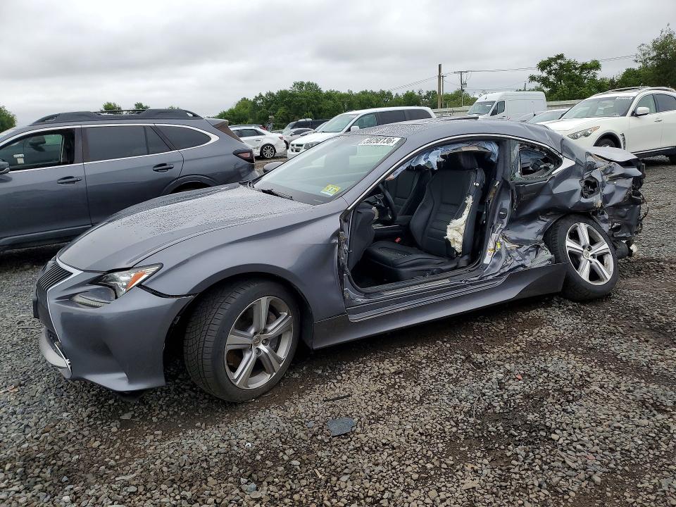 2015 Lexus Rc 350 VIN JTHSE5BC1F5002641 COPART salvage auction — SIDE, NJ - CERT OF TITLE-SALVAGE, sold $3,300 on 2026-07-31 (photo 1)