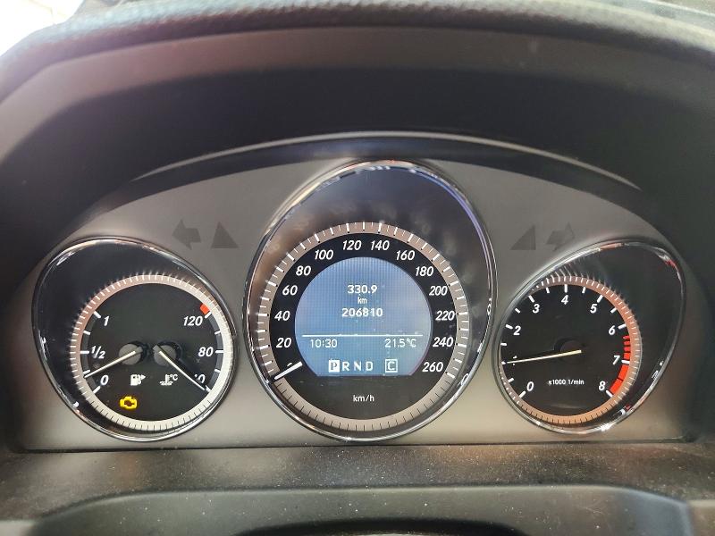2010 Mercedes-benz C class VIN WDDGF8HB5AF508034 COPART salvage auction — FRONT END, AB - BOS - SALVAGE, sold $1,850 on 2026-08-20 (photo 9)
