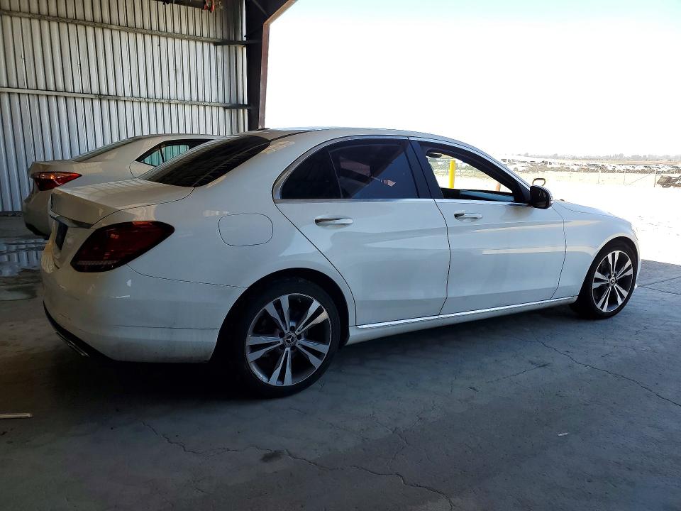 2021 Mercedes-benz C class VIN W1KWF8DB0MR650439 COPART salvage auction — FRONT END, CA - SALVAGE CERTIFICATE, sold $8,100 on 2026-08-20 (photo 3)