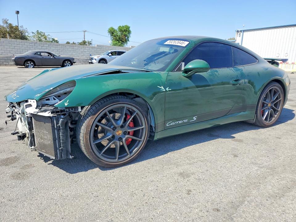 2016 Porsche 911 VIN WP0AB2A97GS122232 — COPART salvage auction photo