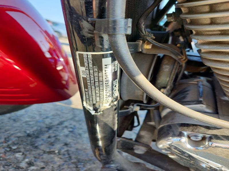 2005 Honda Vtx1300 VIN 1HFSC523X5A212741 COPART salvage auction — NORMAL WEAR, Pa - Cert Of Title, sold $1,250 on 2026-07-07 (photo 9)
