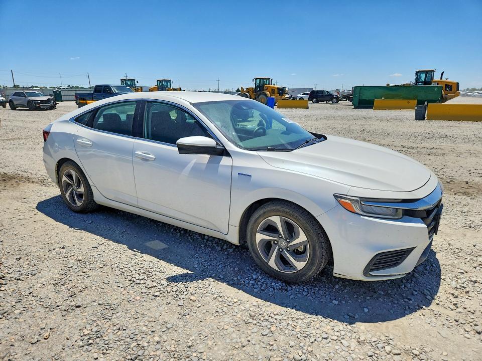2019 Honda Insight VIN 19XZE4F50KE001596 COPART salvage auction — HAIL, Co - Certificate Of Title, sold $9,500 on 2026-08-18 (photo 4)