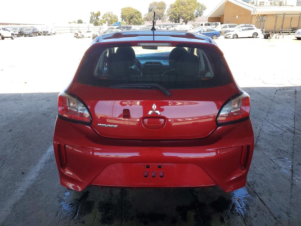 2024 Mitsubishi Mirage VIN ML32AUHJ9RH026088 COPART salvage auction — FRONT END, FL - CERT OF TITLE SLVG REBUILDABLE (P), sold $1,100 on 2026-07-27 (photo 6)