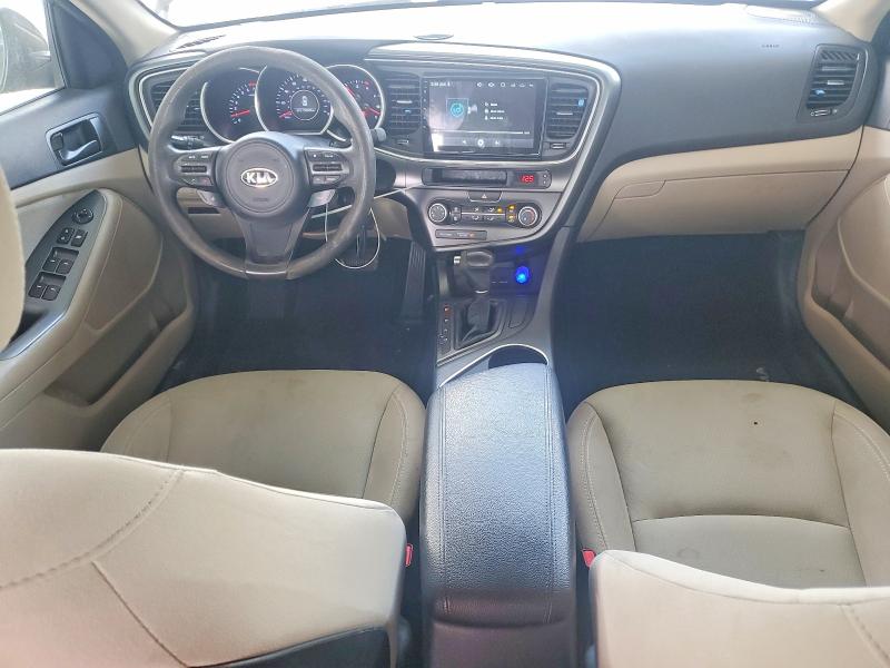 2015 Kia Optima VIN 5XXGM4A72FG371240 COPART salvage auction — FRONT END, Ga - Cert Of Title-Salvage, sold $650 on 2026-07-16 (photo 8)