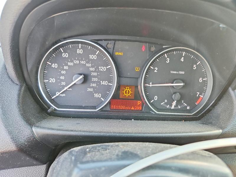 2010 BMW 1 series VIN WBAUN1C54AVH81819 COPART salvage auction — SIDE, TX - SALVAGE VEHICLE TITLE (P), sold $800 on 2026-07-16 (photo 9)