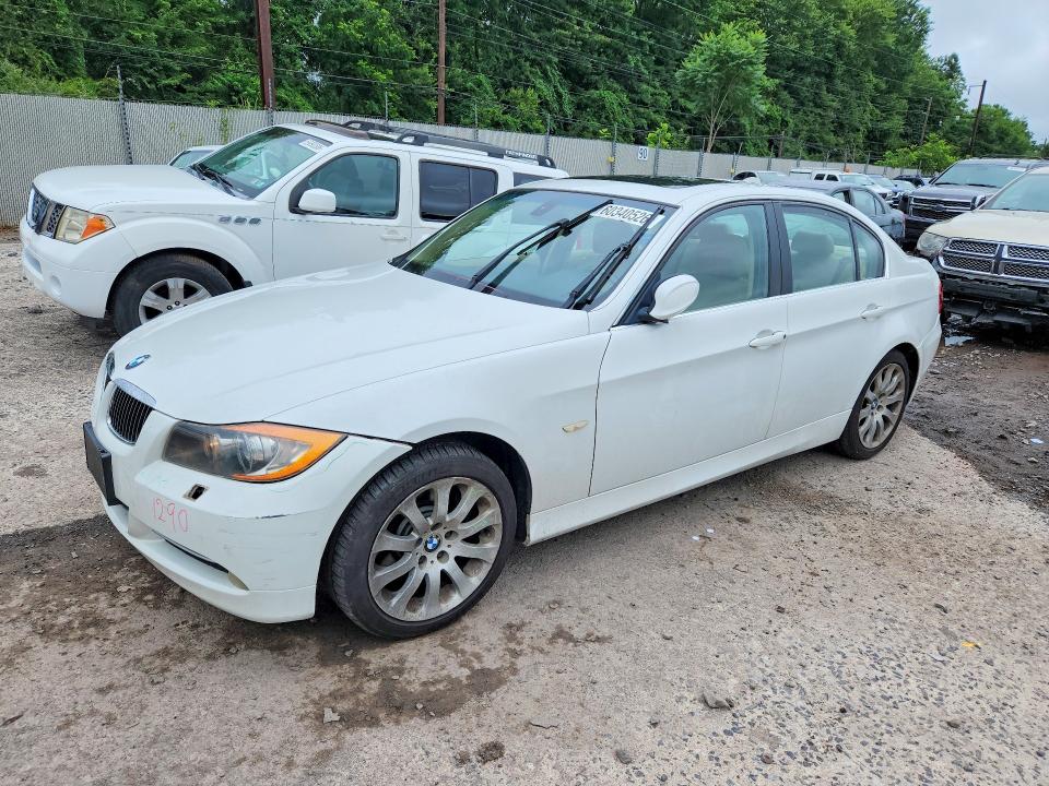 2007 BMW 3 series VIN WBAVB73507KY61724 COPART salvage auction — FRONT END, PA - CERTIFICATE OF SALVAGE, sold $1,250 on 2026-07-13 (photo 1)