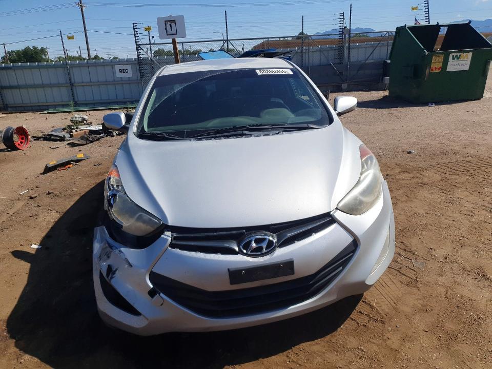2013 Hyundai Elantra VIN KMHDH6AE8DU003598 COPART salvage auction — FRONT END, CO - SALVAGE TITLE (P), sold $675 on 2026-07-27 (photo 5)