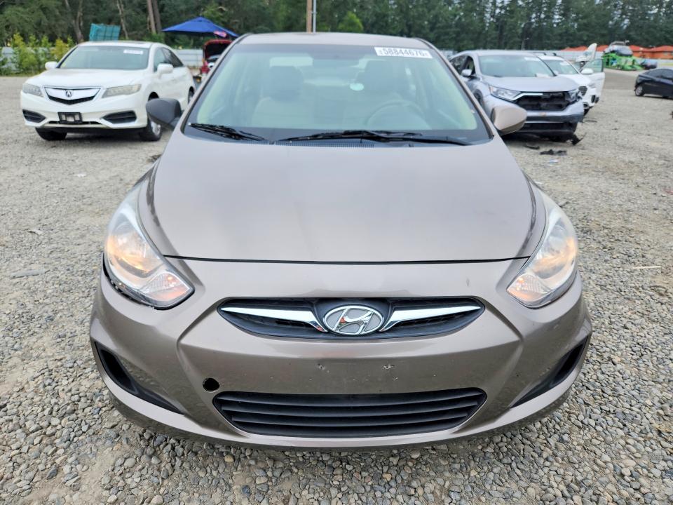 2014 Hyundai Accent VIN KMHCT4AE5EU708195 COPART salvage auction — REAR END, Wa - Bill Of Sale, sold $525 on 2026-07-07 (photo 5)