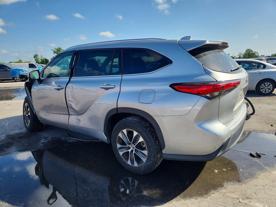 2020 Toyota Highlander VIN 5TDGZRAH6LS501232 COPART salvage auction — FRONT END, Fl - Certificate Of Destruction, sold $10 on 2026-07-28 (photo 2)