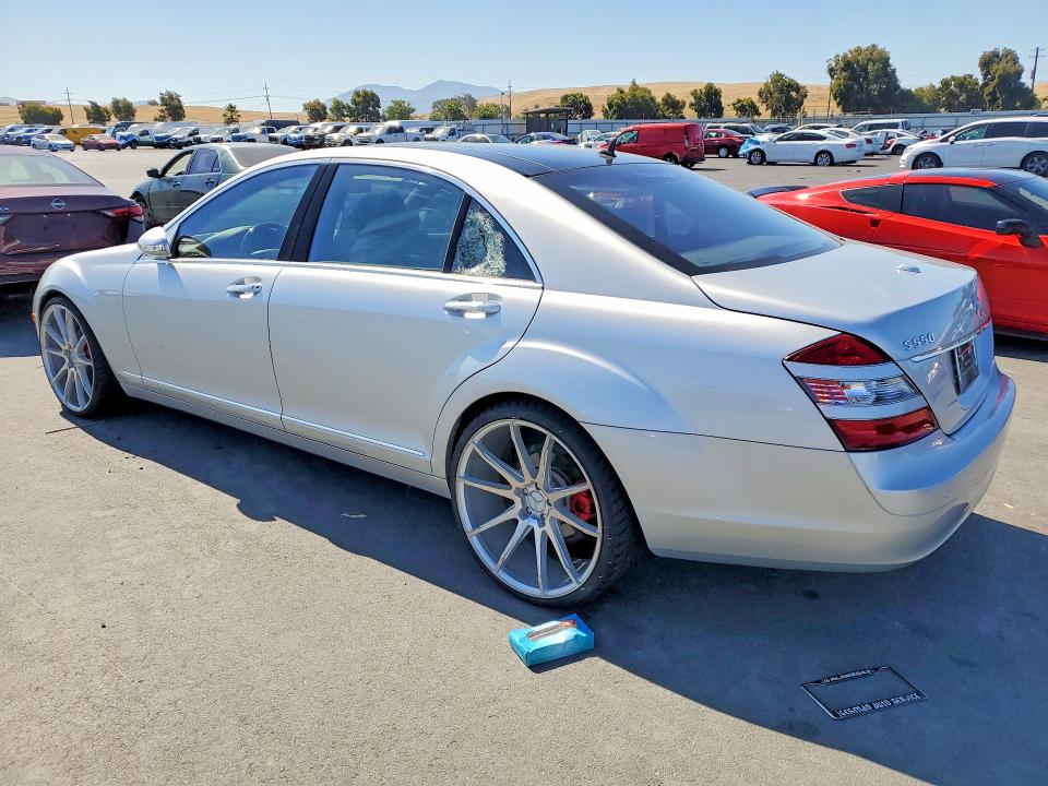 2007 Mercedes-benz S class VIN WDDNG71X37A053792 COPART salvage auction — VANDALISM, Ca - Salvage Certificate, sold $3,200 on 2026-07-22 (photo 2)