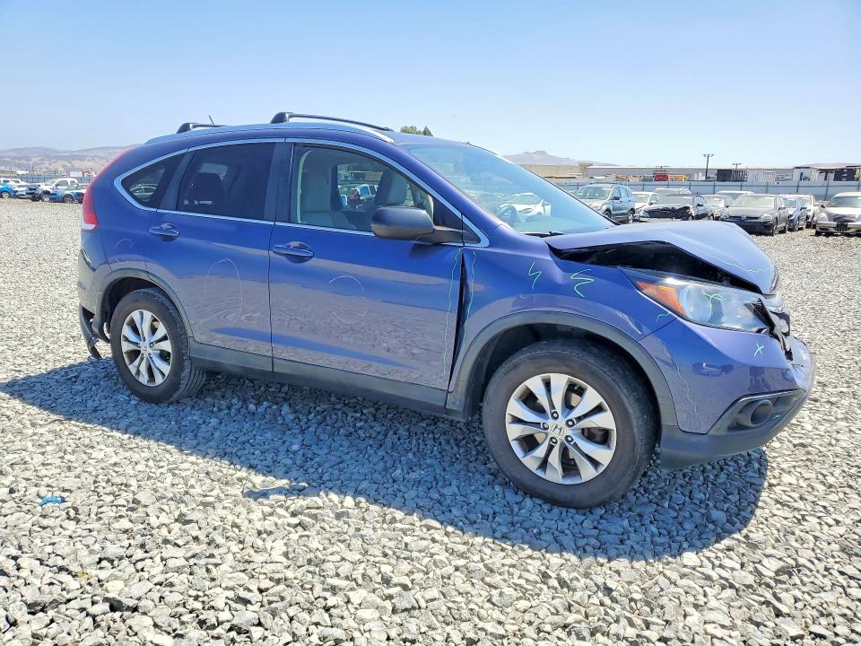 2012 Honda Cr-v VIN JHLRM4H55CC011309 COPART salvage auction — FRONT END, Ca - Salvage Certificate, sold $2,350 on 2026-07-16 (photo 4)